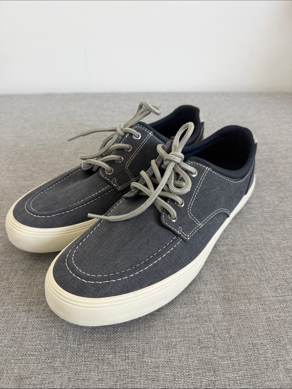 Sperry Men's Moc Stripe Plus Canvas Casual Sneakers